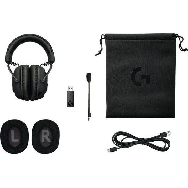 Logitech G PRO X LIGHTSPEED - vezeték nélküli gamer fejhallgató - fekete