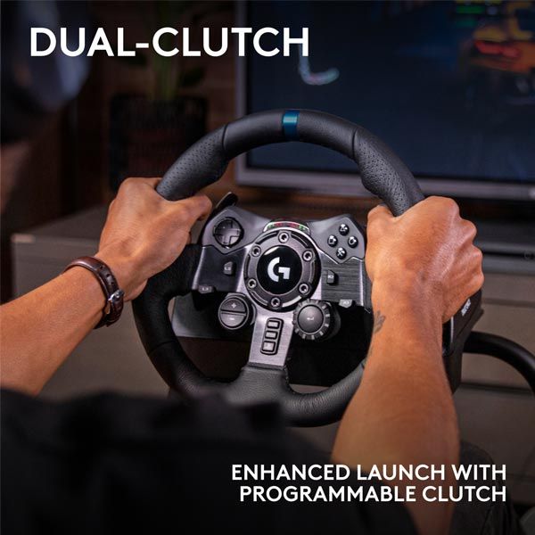 Logitech G923 versenykormány és pedálok PS4 és PC számára Logitech G923 versenykormány és pedálok PS4 és PC számára