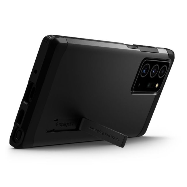 Tok Spigen Tough Armor Samsung Galaxy Note 20 Ultra - N986B, fekete Tok Spigen Tough Armor Samsung Galaxy Note 20 Ultra - N986B, fekete