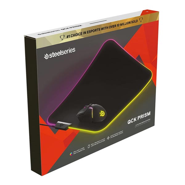 Gamer alátét SteelSeries QcK Prism Cloth M