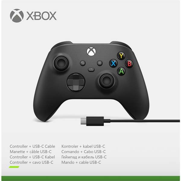 Microsoft Xbox Vezetékes Vezérlő, carbon fekete Microsoft Xbox Vezetékes Vezérlő, carbon fekete