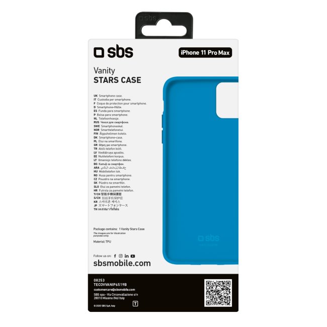 Tok SBS Vanity Cover Apple iPhone 11 Pro Max, kék Tok SBS Vanity Cover Apple iPhone 11 Pro Max, kék