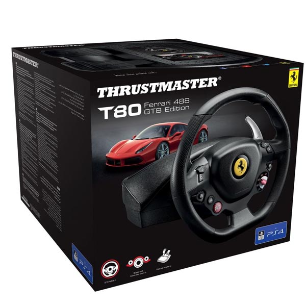 Versenykormány Thrustmaster T80 Ferrari 488 (GTB Kiadás)