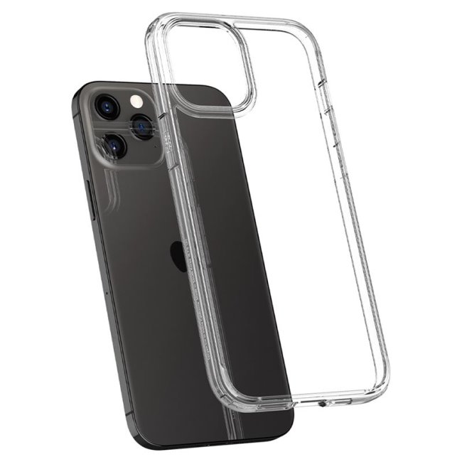 Tok Spigen Ultra Hybrid  Apple iPhone 12 Pro Max, clear