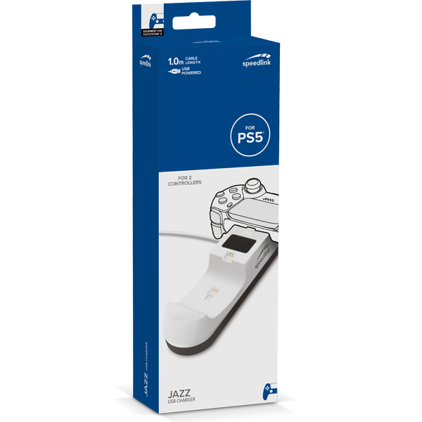 Speedlink Jazz USB töltő for PS5, fehér Speedlink Jazz USB töltő for PS5, fehér