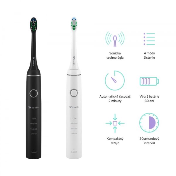 TrueLife SonicBrush Compact Duo szonikus fogkefék