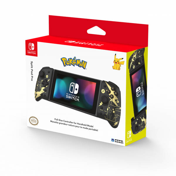 HORI Split Pad Pro  Nintendo Switch (Pokémon: Pikachu Black & Gold)