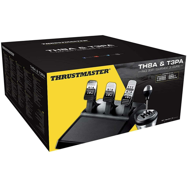 Thrustmaster TH8A shifter and T3PA pedals Thrustmaster TH8A shifter and T3PA pedals