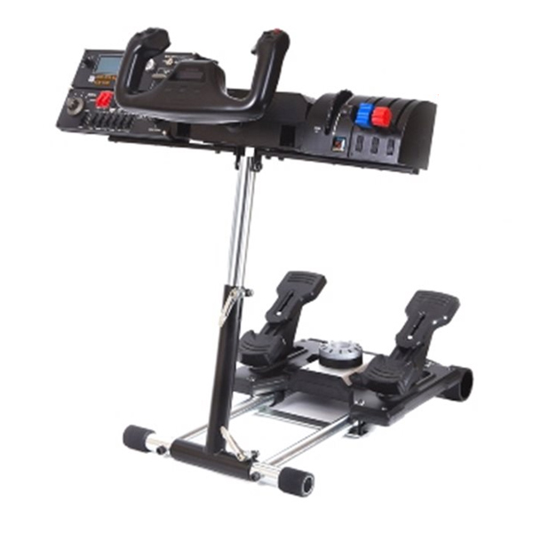 Wheel Stand Pro DELUXE V2, állvány vezérlőkar és pedálok számára Saitek Pro Rudder, Pro Flight Yoke System