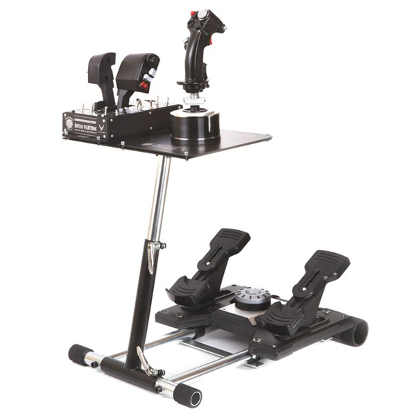 Wheel Stand Pro DELUXE V2, állvány vezérlőkar és pedálok számára Thrustmaster HOTAS WARTHOG, Saitek X55/Saitek X52