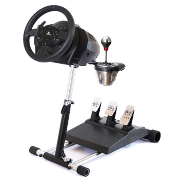 Wheel Stand Pro DELUXE V2, állvány Versenykormány és pedálok számára Thrustmaster T300RS,TX,TMX,T150,T500,T-GT