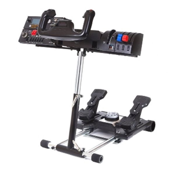 Wheel Stand Pro DELUXE V2, állvány vezérlőkar és pedálok számára Saitek Pro Rudder, Pro Flight Yoke System Wheel Stand Pro DELUXE V2, állvány vezérlőkar és pedálok számára Saitek Pro Rudder, Pro Flight Yoke System