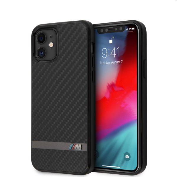 BMW Carbon & Alu Tok iPhone 12 mini, Black BMW Carbon & Alu Tok iPhone 12 mini, Black
