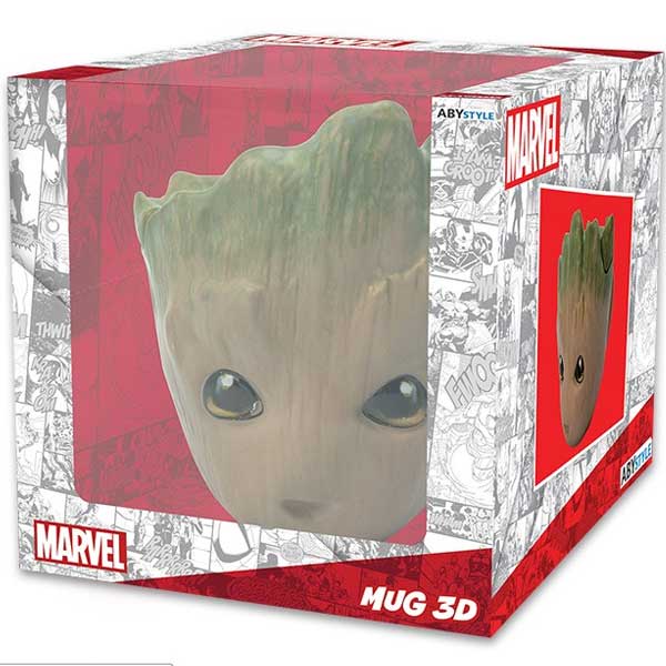 Csésze Groot 3D (Marvel)