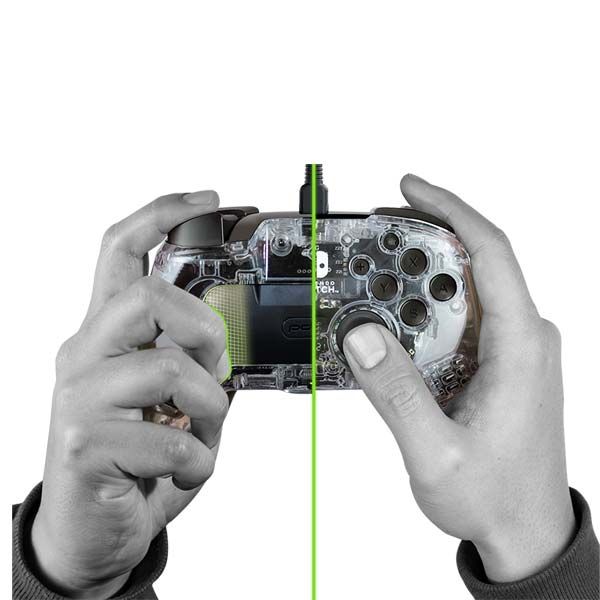 Vezetékes vezérlő PDP Afterglow Deluxe+ Audio, Nintendo Switch számára, Prismatic kivitel Vezetékes vezérlő PDP Afterglow Deluxe+ Audio, Nintendo Switch számára, Prismatic kivitel