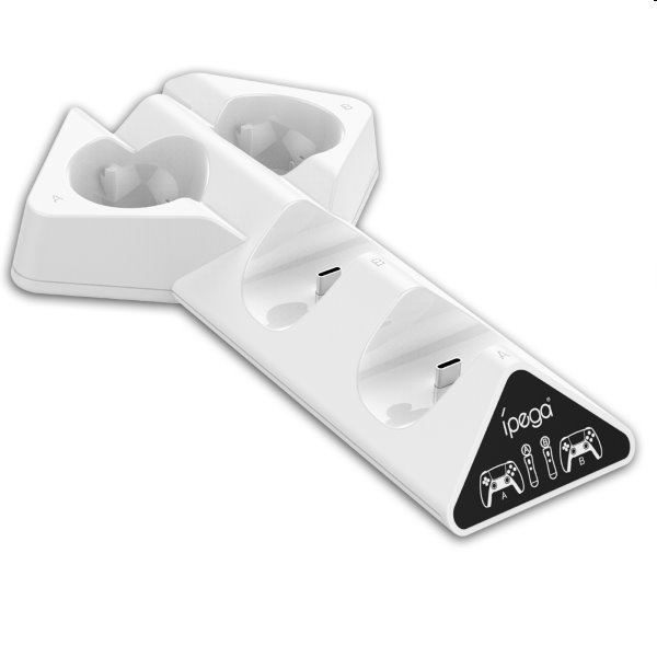 iPega P5011 PS5 DualSense és Move Controller duális töltőállomás iPega P5011 PS5 DualSense és Move Controller duális töltőállomás