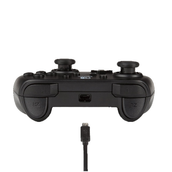 Vezetékes vezérlő PowerA Nintendo Switch számára, Matte Black Vezetékes vezérlő PowerA Nintendo Switch számára, Matte Black