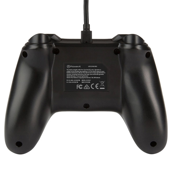 Vezetékes vezérlő PowerA Nintendo Switch számára, Matte Black Vezetékes vezérlő PowerA Nintendo Switch számára, Matte Black