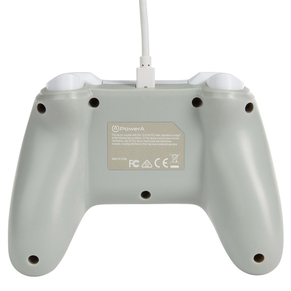 Vezetékes vezérlő PowerA Nintendo Switch számára, Matte White Vezetékes vezérlő PowerA Nintendo Switch számára, Matte White