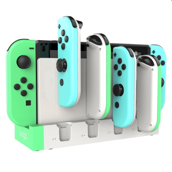 iPega 9186A Töltőállomás Nintendo Switch Joy-con, fehér iPega 9186A Töltőállomás Nintendo Switch Joy-con, fehér