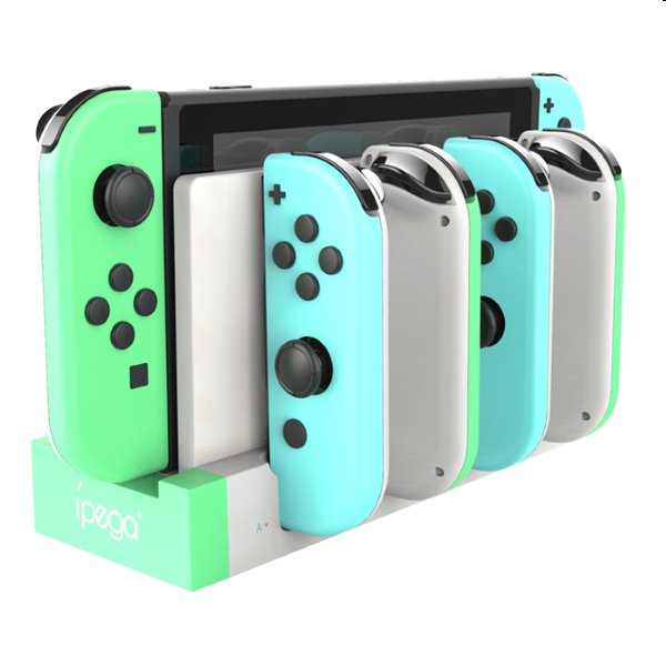 iPega 9186A Töltőállomás Nintendo Switch Joy-con, fehér