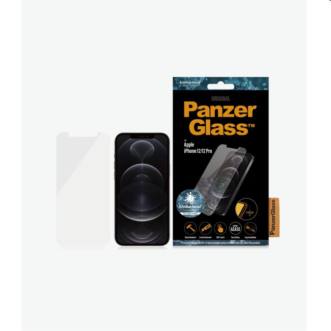 Védőüveg PanzerGlass Standard Fit AB Apple iPhone 12/12 Pro, clear Védőüveg PanzerGlass Standard Fit AB Apple iPhone 12/12 Pro, clear