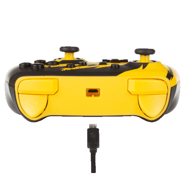 PowerA Enhanced Vezetékes Vezérlő Nintendo Switch számára, Lightning Pikachu PowerA Enhanced Vezetékes Vezérlő Nintendo Switch számára, Lightning Pikachu