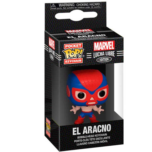 POP! Kulcstartó Luchadores Spider Man (Marvel)