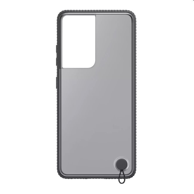 Clear Protective Cover tok Samsung Galaxy S21 Ultra számára - G998B, Fekete (EF-GG998C)