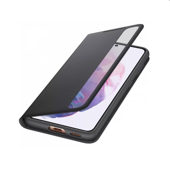 Clear View Cover tok Samsung Galaxy S21 Plus számára - G996B, Fekete (EF-ZG996C) Clear View Cover tok Samsung Galaxy S21 Plus számára - G996B, Fekete (EF-ZG996C)