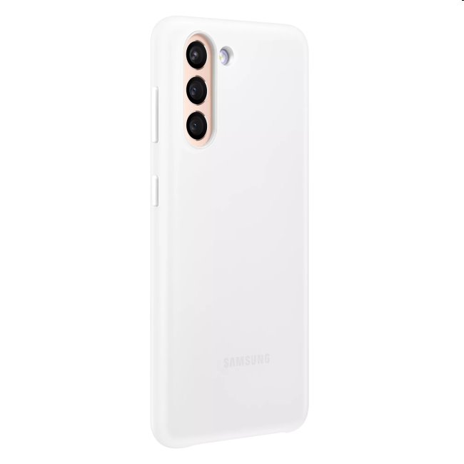 LED Cover tok Samsung Galaxy S21 Plus számára, fehér LED Cover tok Samsung Galaxy S21 Plus számára, fehér