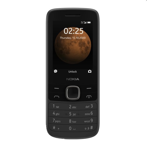 Nokia 225 4G Dual SIM, fekete