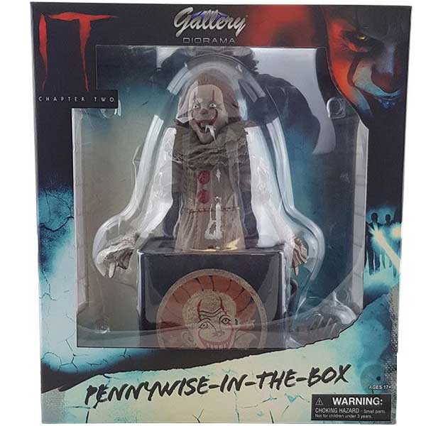 Figura Pennywise In the Box Gallery Diorama (IT)