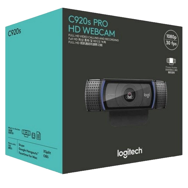 Logitech HD Pro Webam C920 Central Packaging Logitech HD Pro Webam C920 Central Packaging