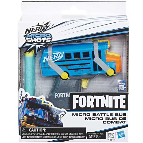 Nerf Microshots Micro Battle Bus Blaster (Fortnite)