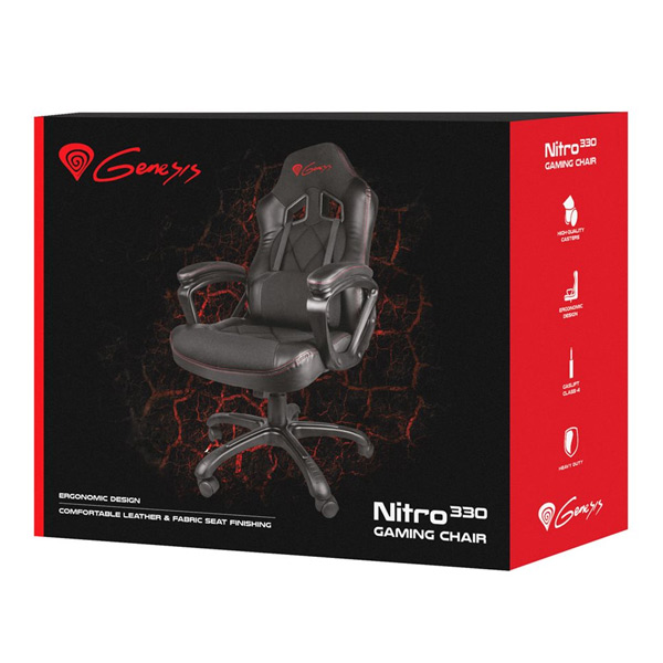 Genesis gamer szék Nitro 330, Fekete