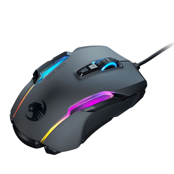 Roccat Kone AIMO remastered RGB, Fekete