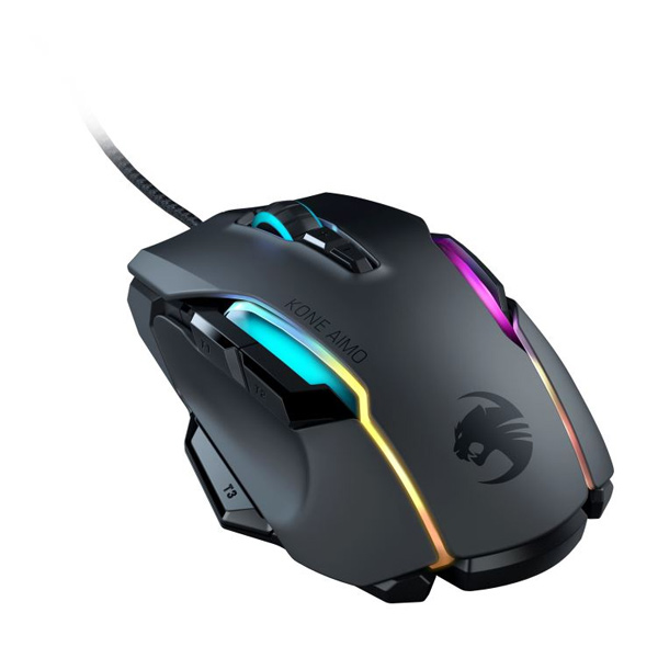 Roccat Kone AIMO remastered RGB, Fekete