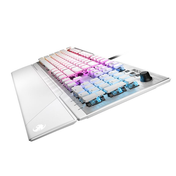 Roccat Vulcan 122 AIMO Gaming Keyboard, Titan Switch Tactile, RGB, US Layout,Silver