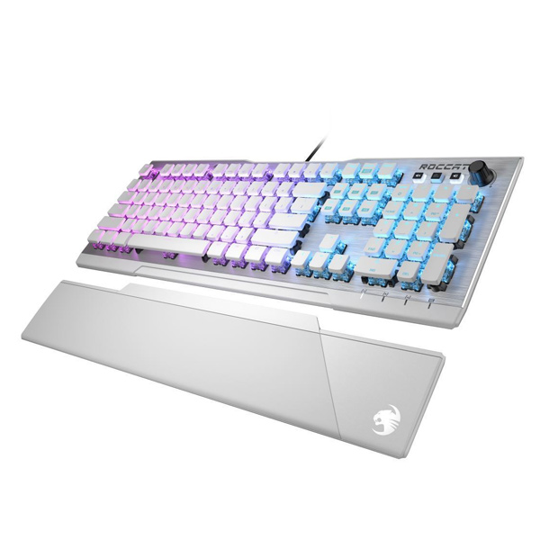 Roccat Vulcan 122 AIMO Gaming Keyboard, Titan Switch Tactile, RGB, US Layout,Silver