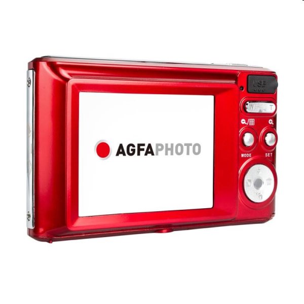 AgfaPhoto Realishot DC5200 digitális fényképezőgép, piros