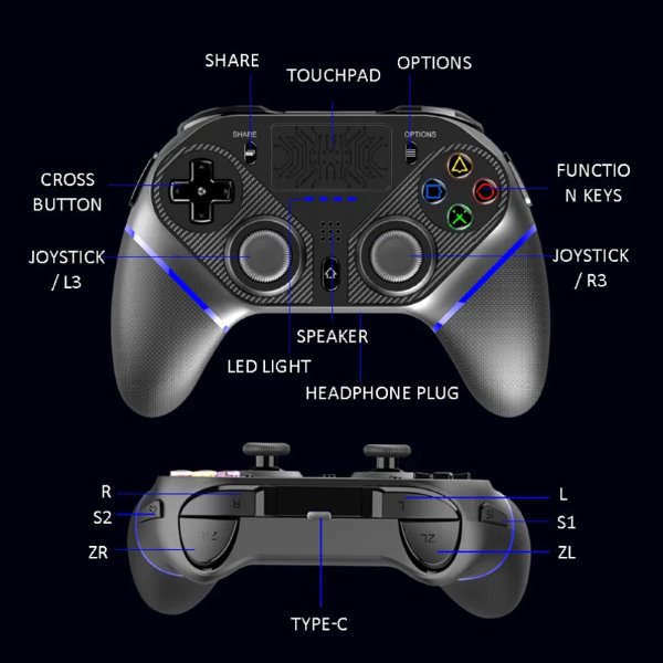 iPega 4010 vezeték nélküli játékvezérlő for iOS/Android/PS3/PS4/PC iPega 4010 vezeték nélküli játékvezérlő for iOS/Android/PS3/PS4/PC