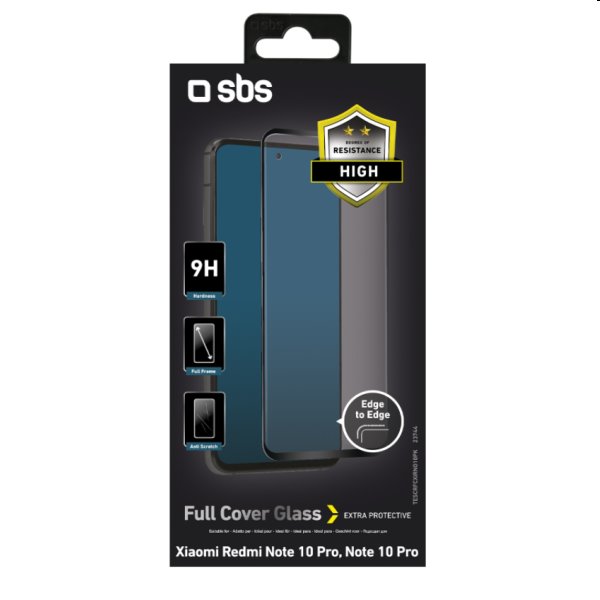 Edzett üveg SBS Full Cover for Xiaomi Redmi Note 10 Pro/Mi 11, fekete Edzett üveg SBS Full Cover for Xiaomi Redmi Note 10 Pro/Mi 11, fekete