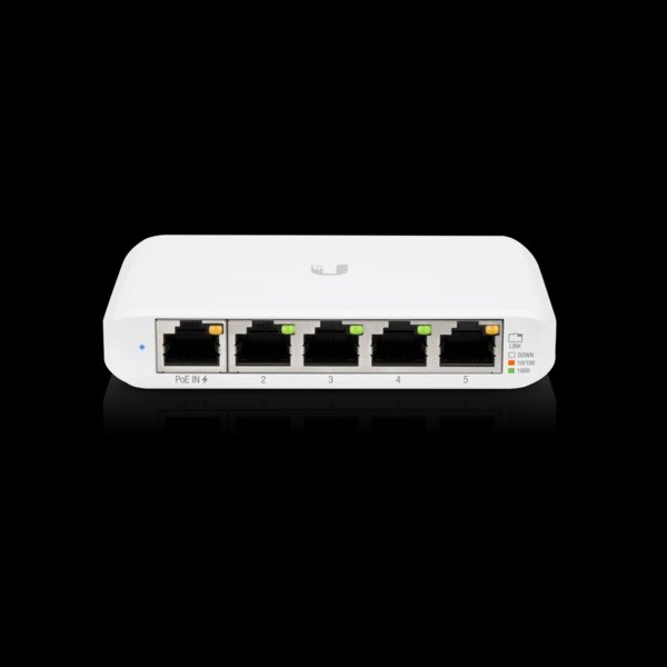 Ubiquiti UniFi switch USW-Flex-mini  5x1000Mbps  power over PoE  indoor/outdoor