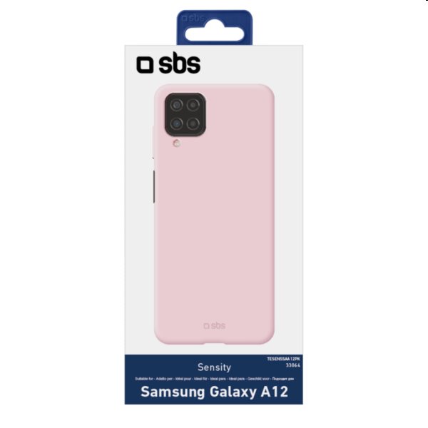 Tok SBS Sensity for Samsung Galaxy A12 - A125F, rózsaszín
