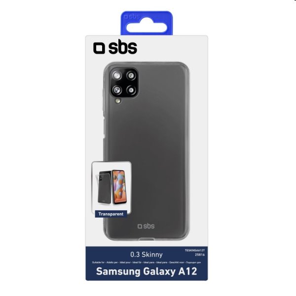 SBS Tok Skinny for Samsung Galaxy A12 - A125F, transparent