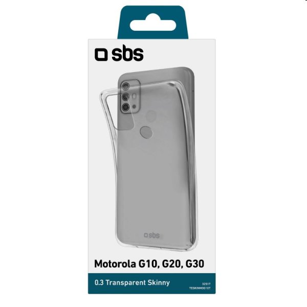 SBS Tok Skinny for Motorola Moto G30/G20/G10, transparent