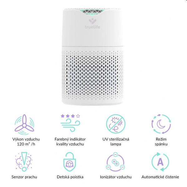 TrueLife AIR Purifier P3 WiFi - levegőtisztító