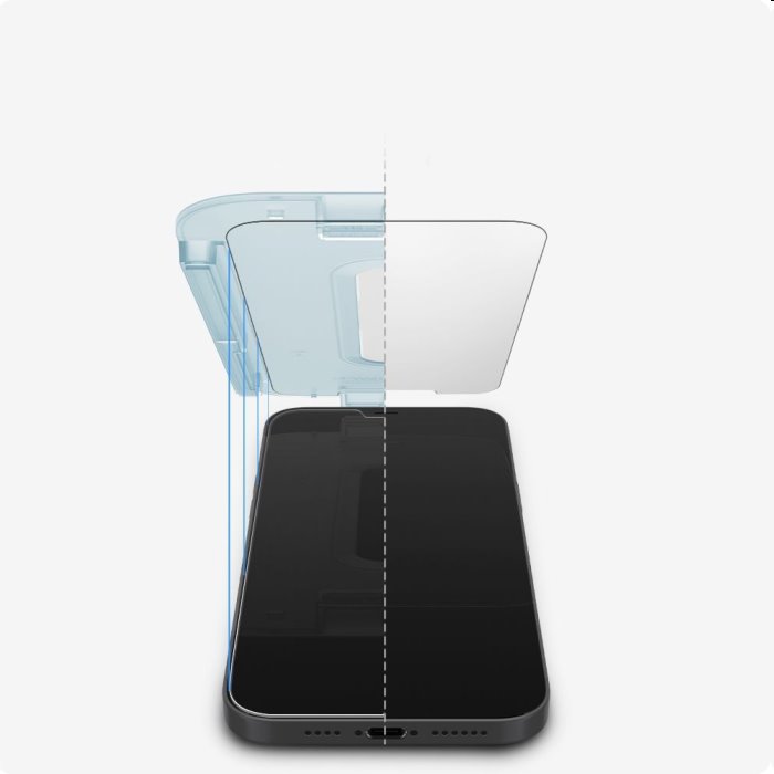 Edzett üveg Spigen tR ez Fit for Apple iPhone 12/12 Pro, 2 darab Edzett üveg Spigen tR ez Fit for Apple iPhone 12/12 Pro, 2 darab