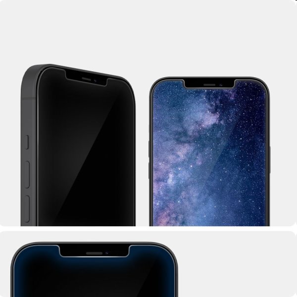 Edzett üveg Spigen tR ez Fit for Apple iPhone 12/12 Pro, 2 darab Edzett üveg Spigen tR ez Fit for Apple iPhone 12/12 Pro, 2 darab